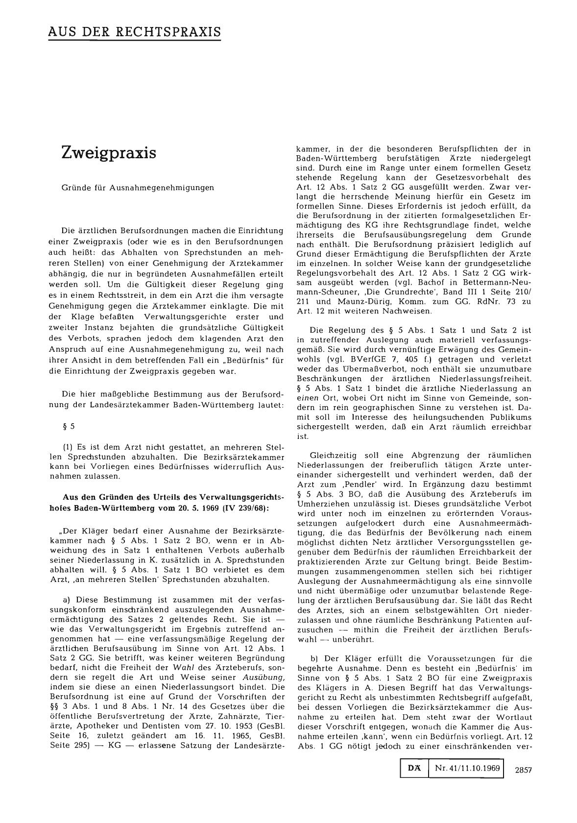 Vorschauseite 1: Zweigpraxis