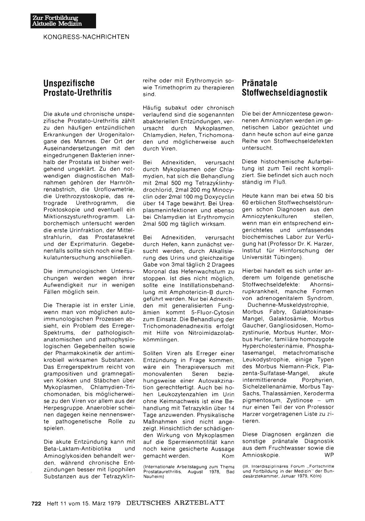 Vorschauseite 1: Unspezifische Prostato-Urethritis