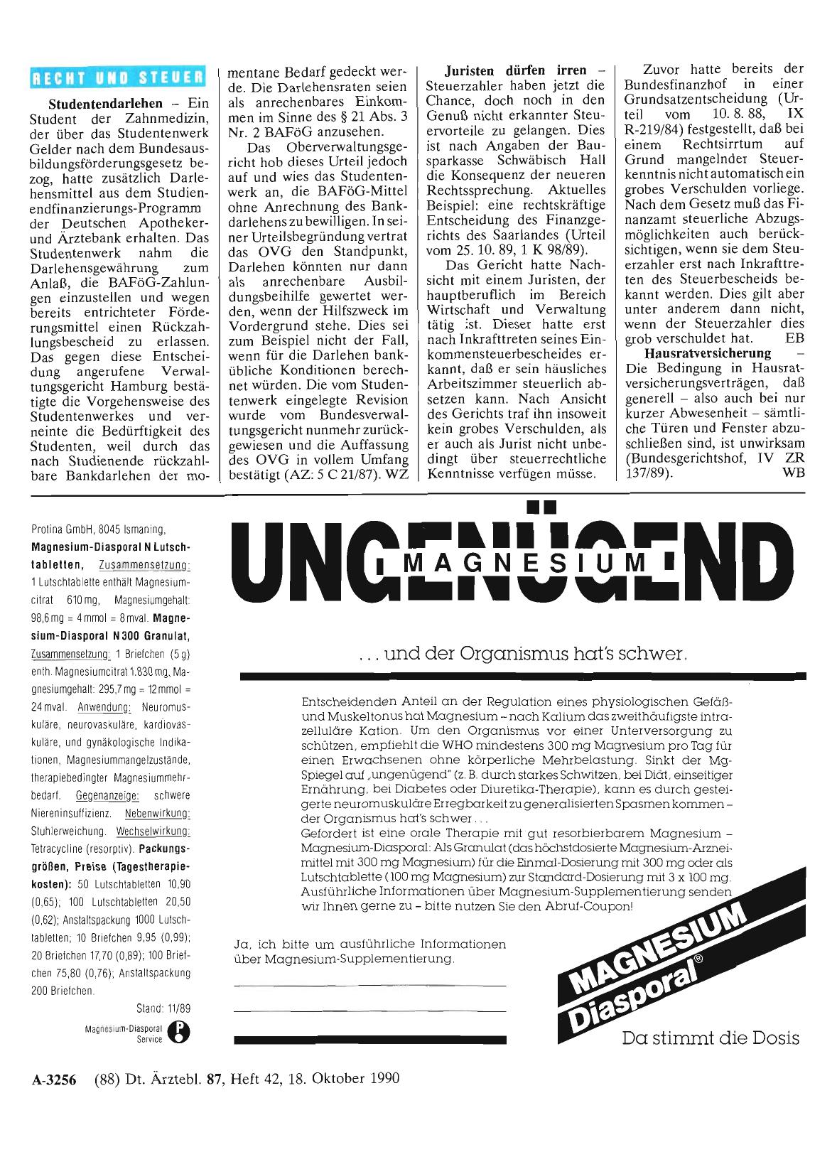 Vorschauseite 1: RECHT UND STEUER: Hausratversicherung