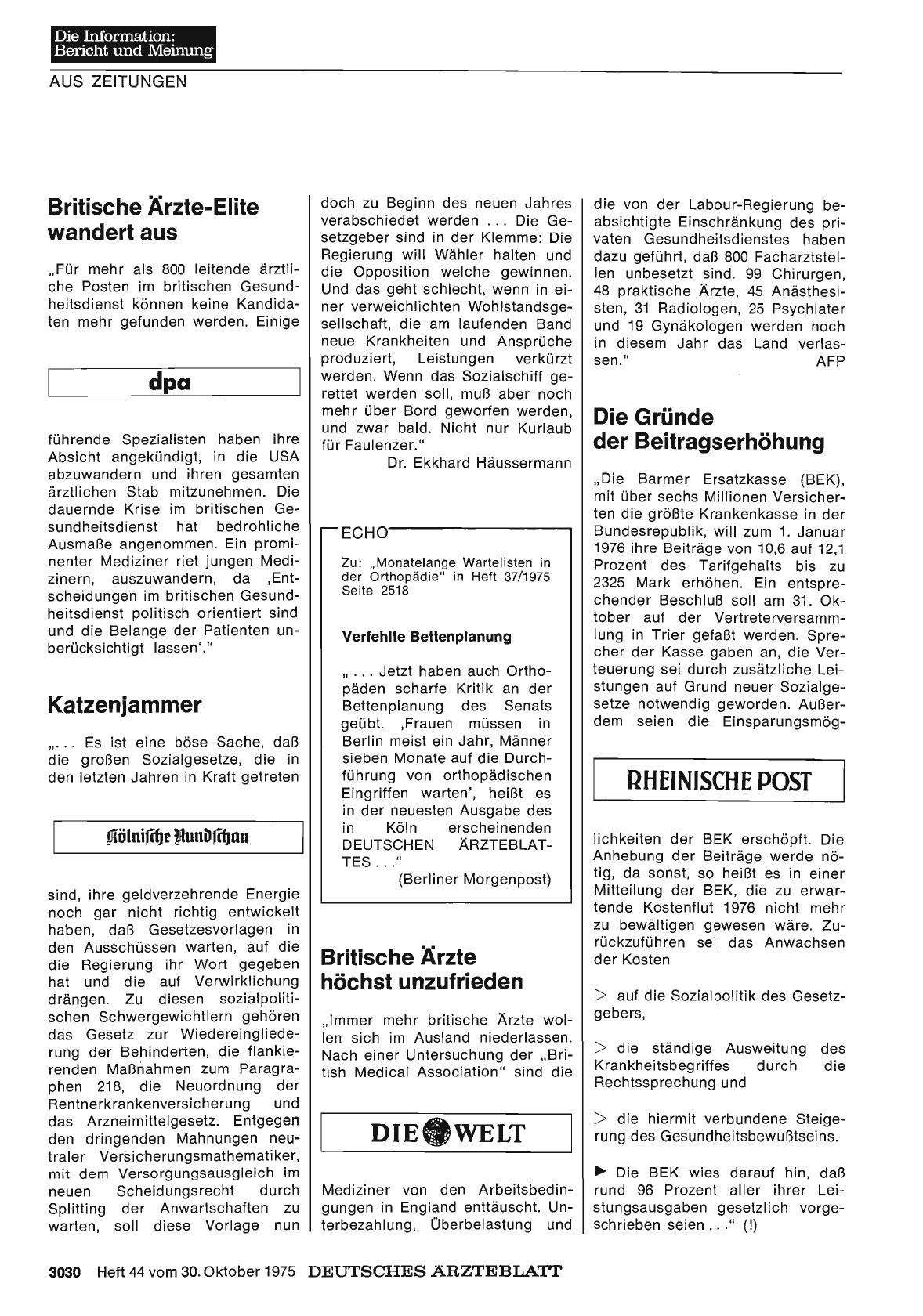 Vorschauseite 1: Die Gründe der Beitragserhöhung