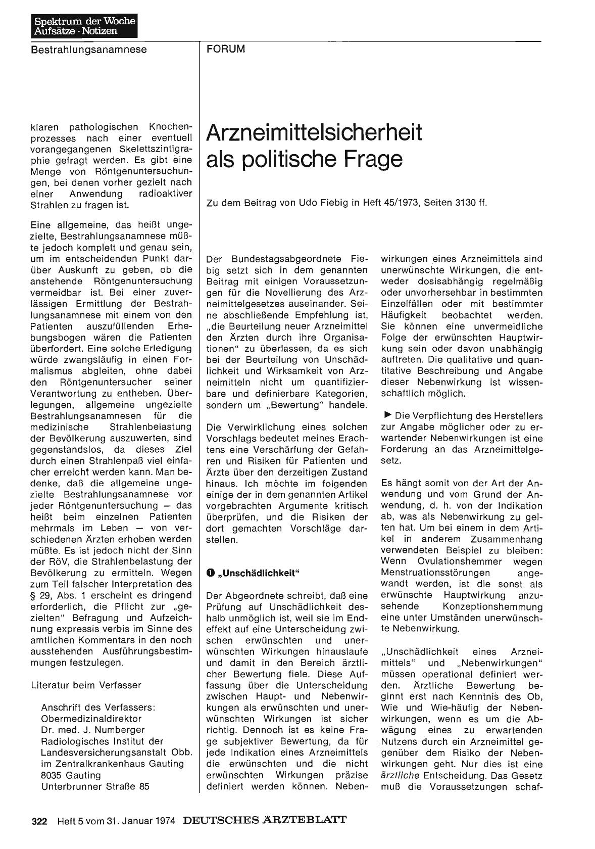 Vorschauseite 1: Arzneimittelsicherheit als politische Frage