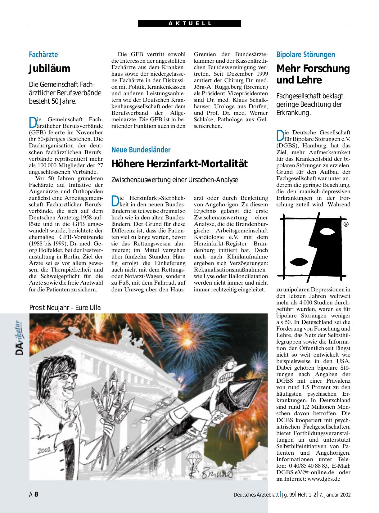 Vorschauseite 1: Fachärzte: Jubiläum