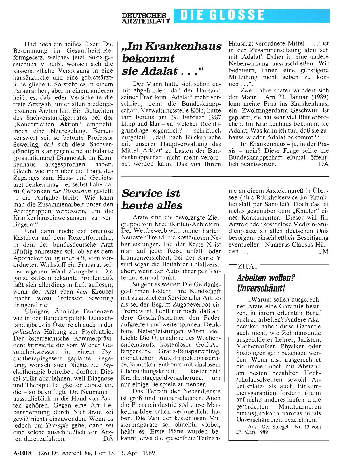 Vorschauseite 1: Service ist heute alles