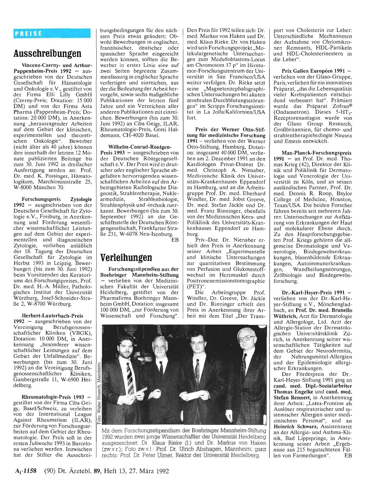 Vorschauseite 1: Preise