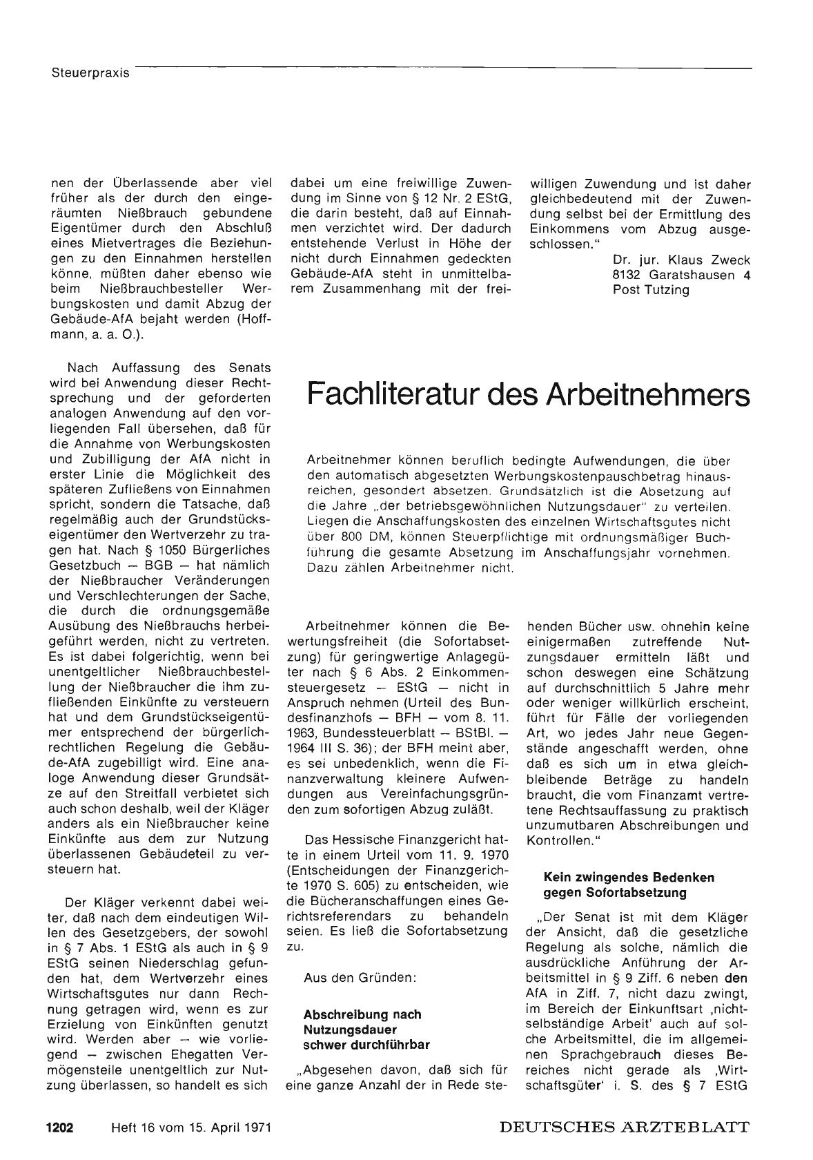 Vorschauseite 1: Fachliteratur des Arbeitnehmers