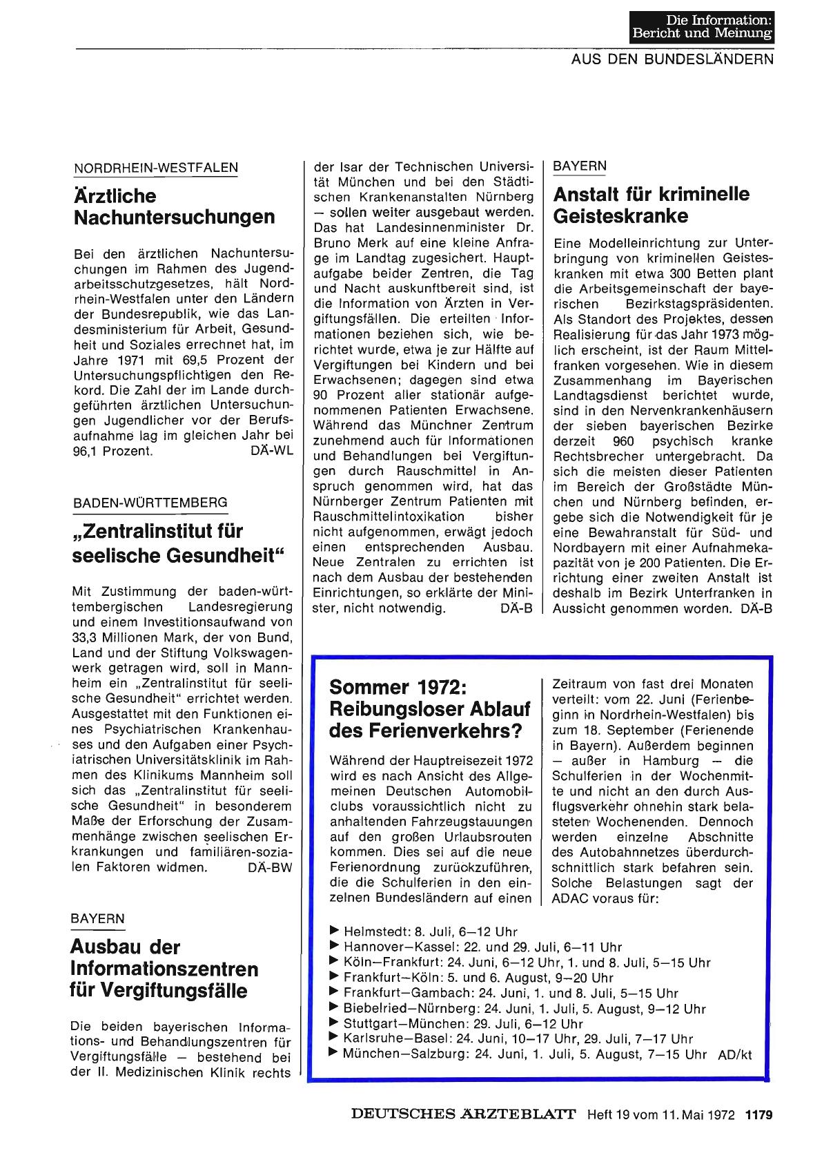 Vorschauseite 1: Bayern: Anstalt für kriminelle Geisteskranke