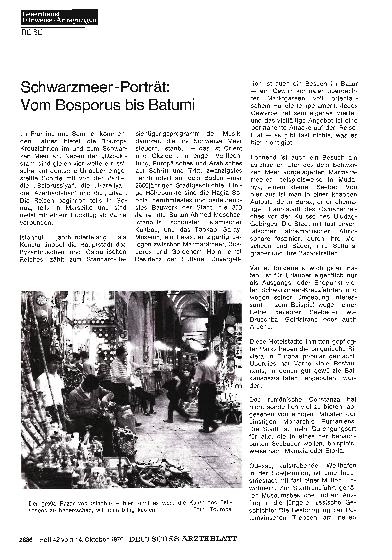 Vorschauseite 1: Schwarzmeer-Porträt: Vom Bosporus bis Batumi