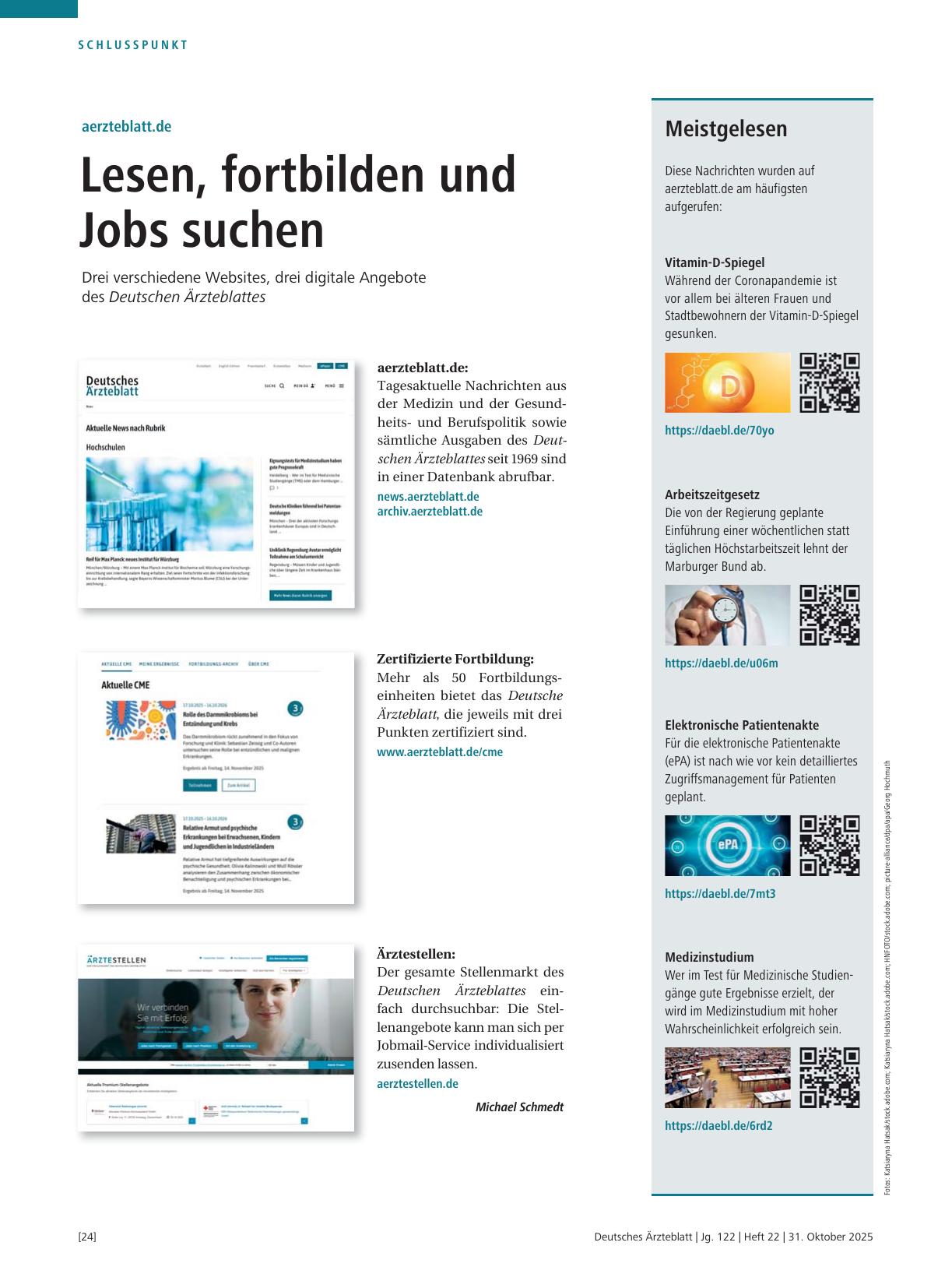 Vorschauseite 1: Meistgelesen