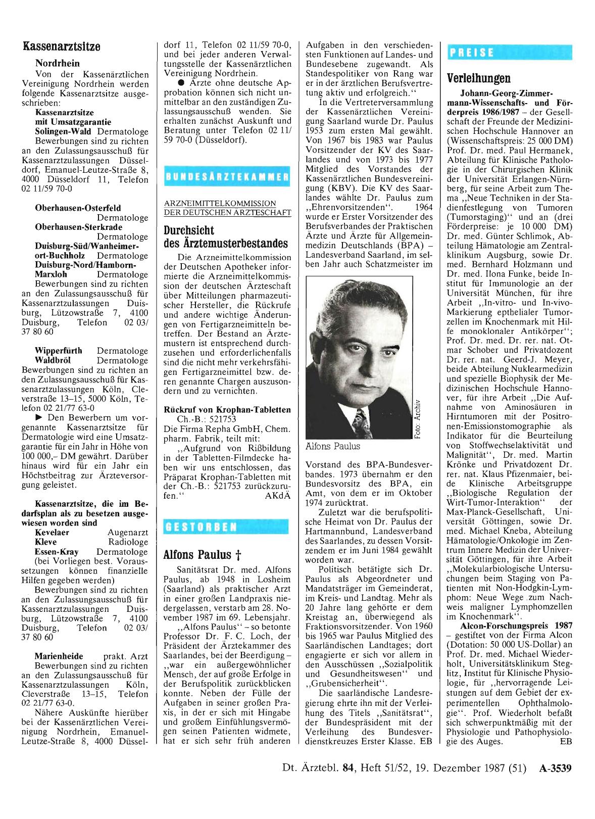 Vorschauseite 1: Kassenarztsitze