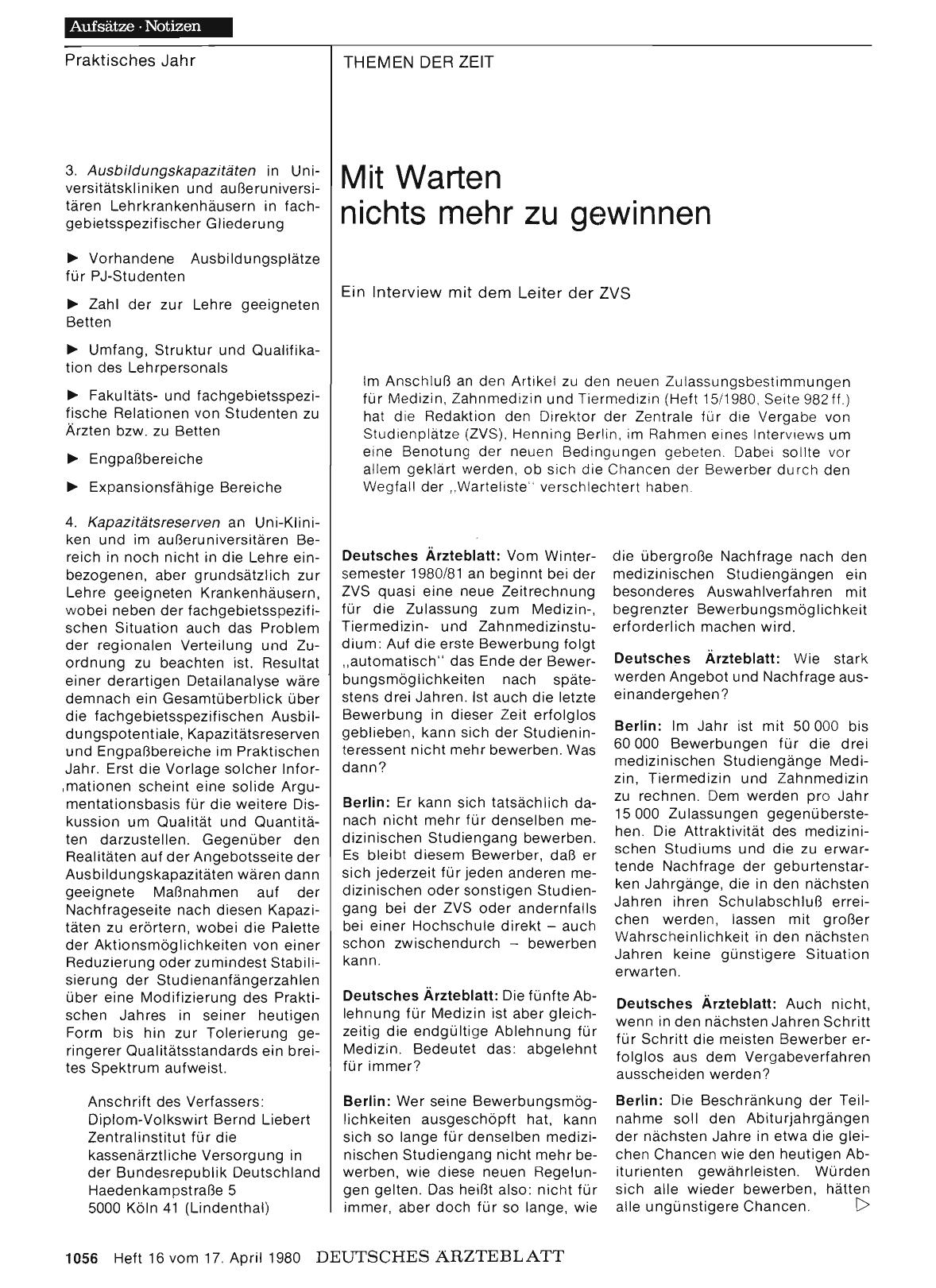 Vorschauseite 1: Mit Warten nichts mehr zu gewinnen