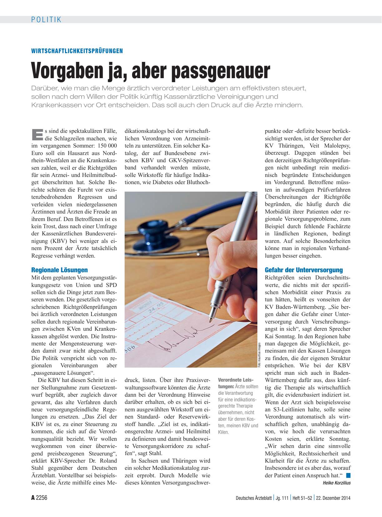 Vorschauseite 1: Wirtschaftlichkeitsprüfungen: Vorgaben ja, aber passgenauer