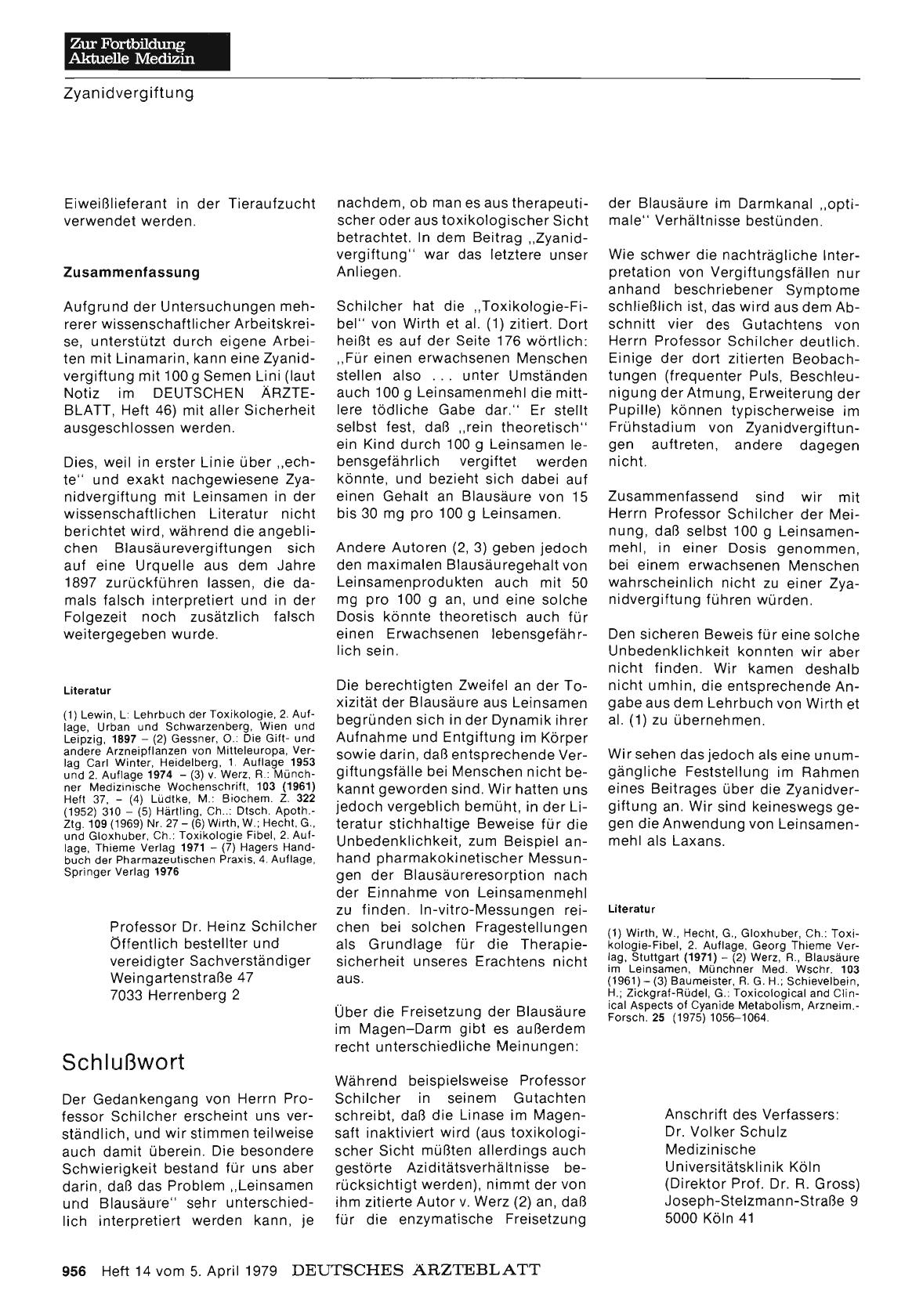 Vorschauseite 1: Schlußwort
