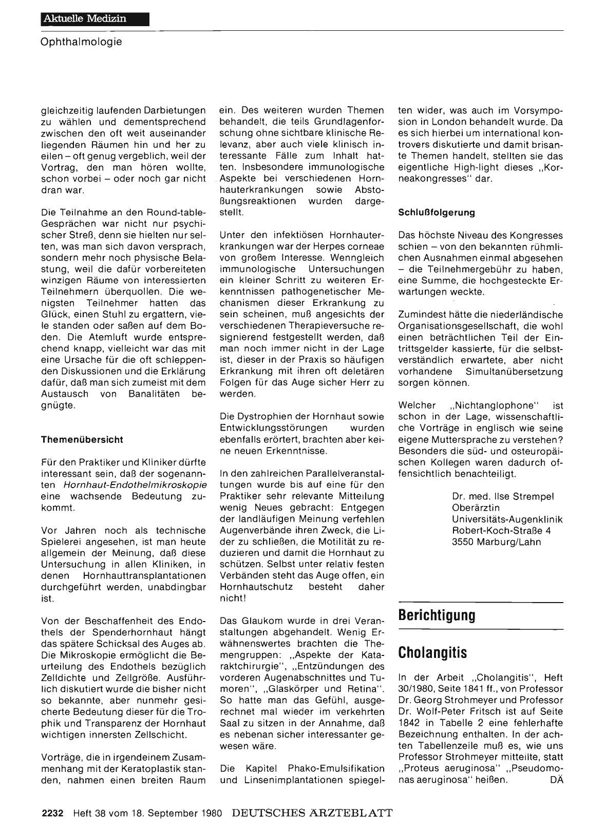 Vorschauseite 1: Cholangitis