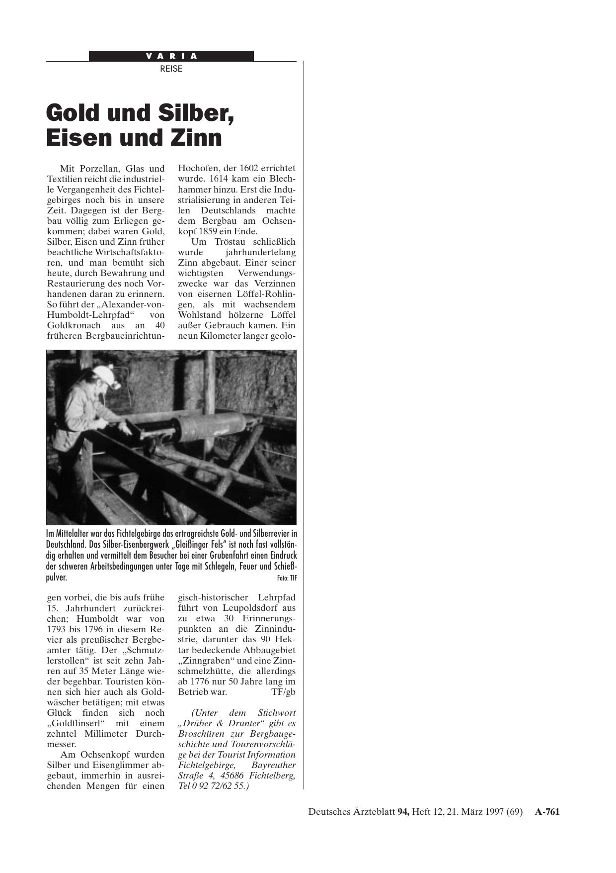 Vorschauseite 1: Gold und Silber, Eisen und Zinn
