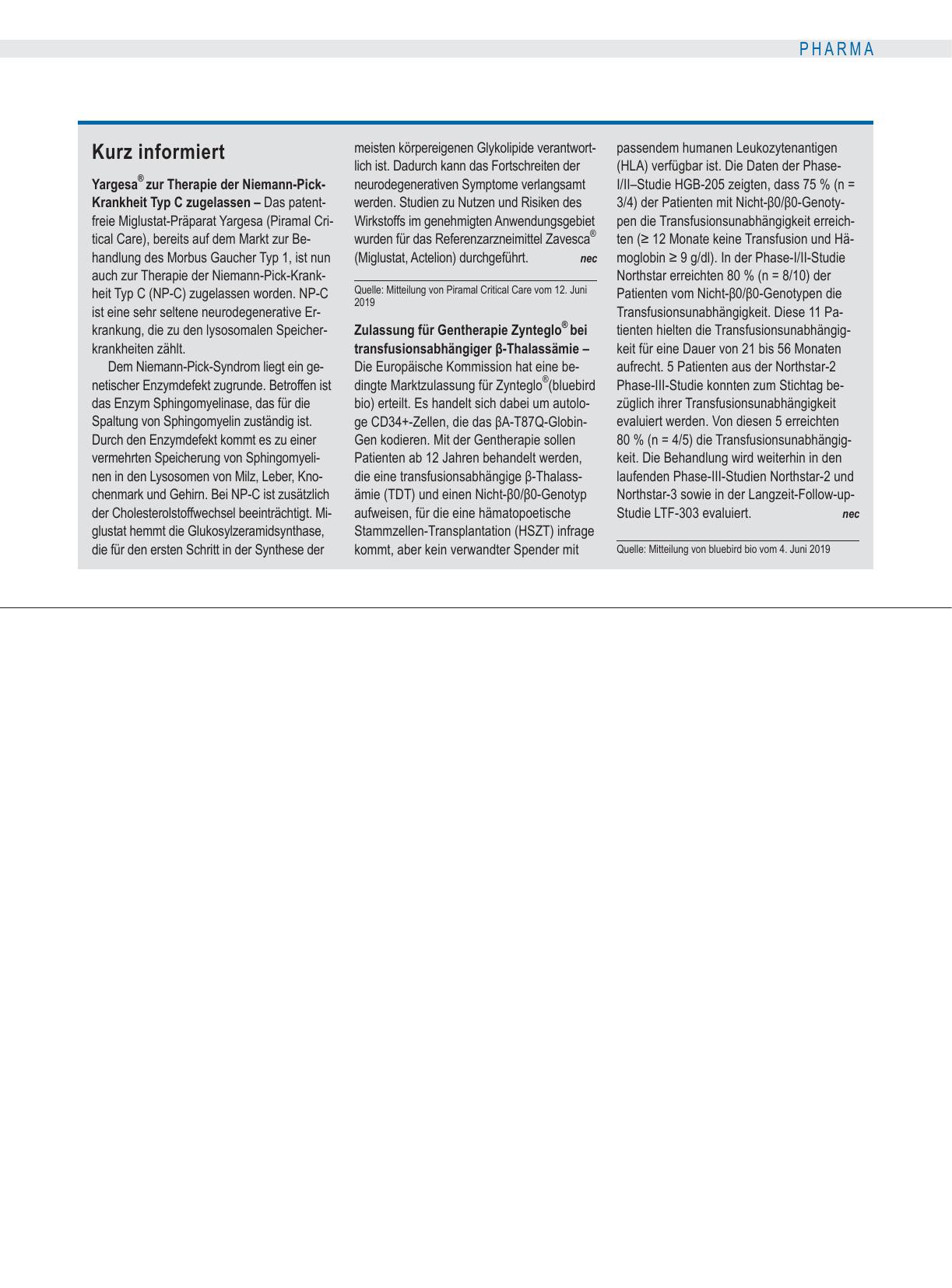 Vorschauseite 1: Kurz informiert