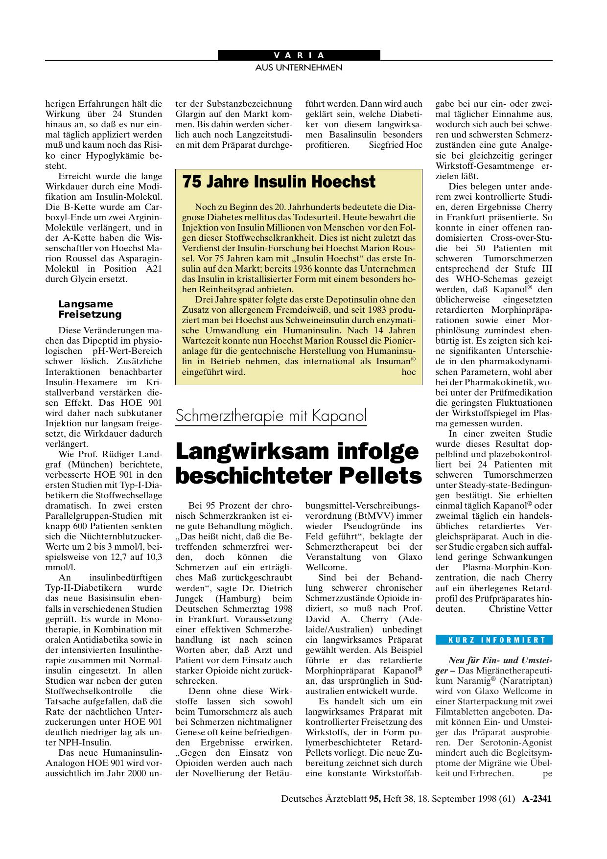 Vorschauseite 1: kurz informiert