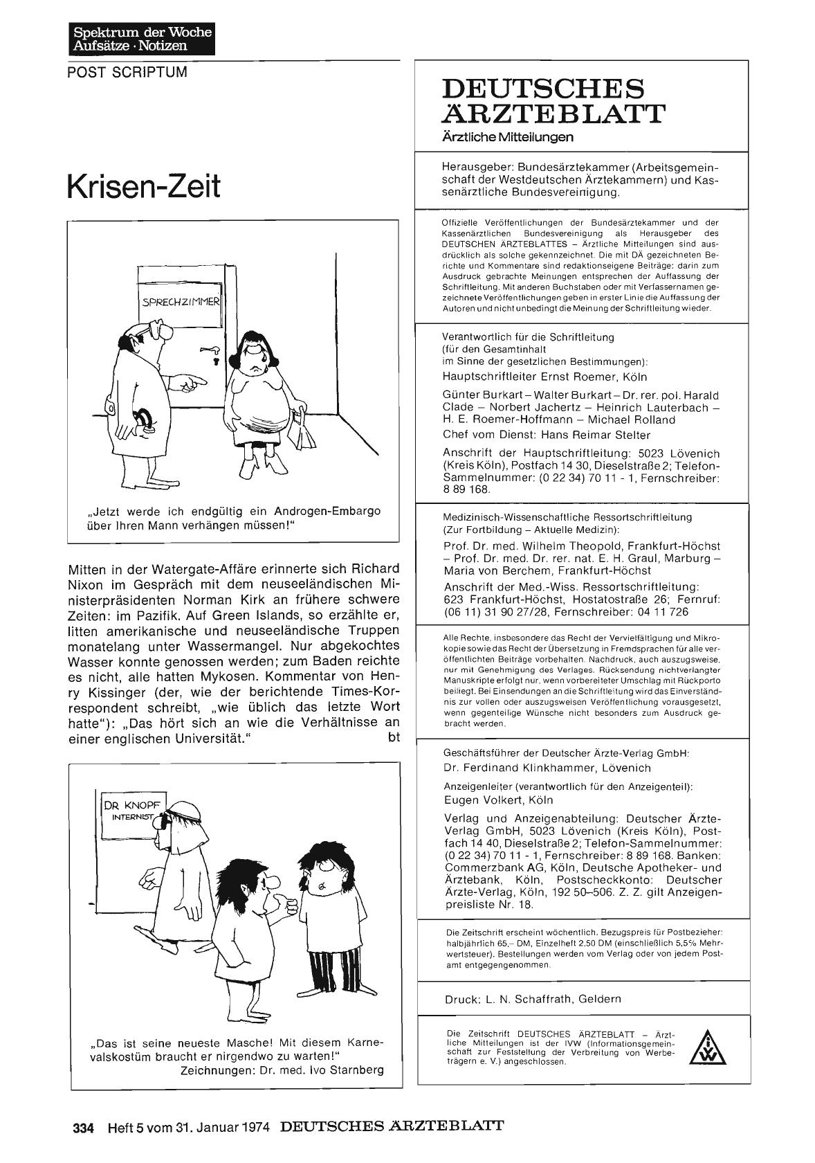 Vorschauseite 1: Krisen-Zeit