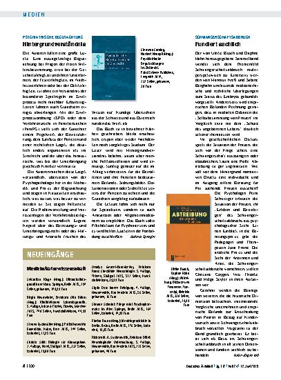 Vorschauseite 1: Psychiatrische Begutachtung: Hintergrundverständnis