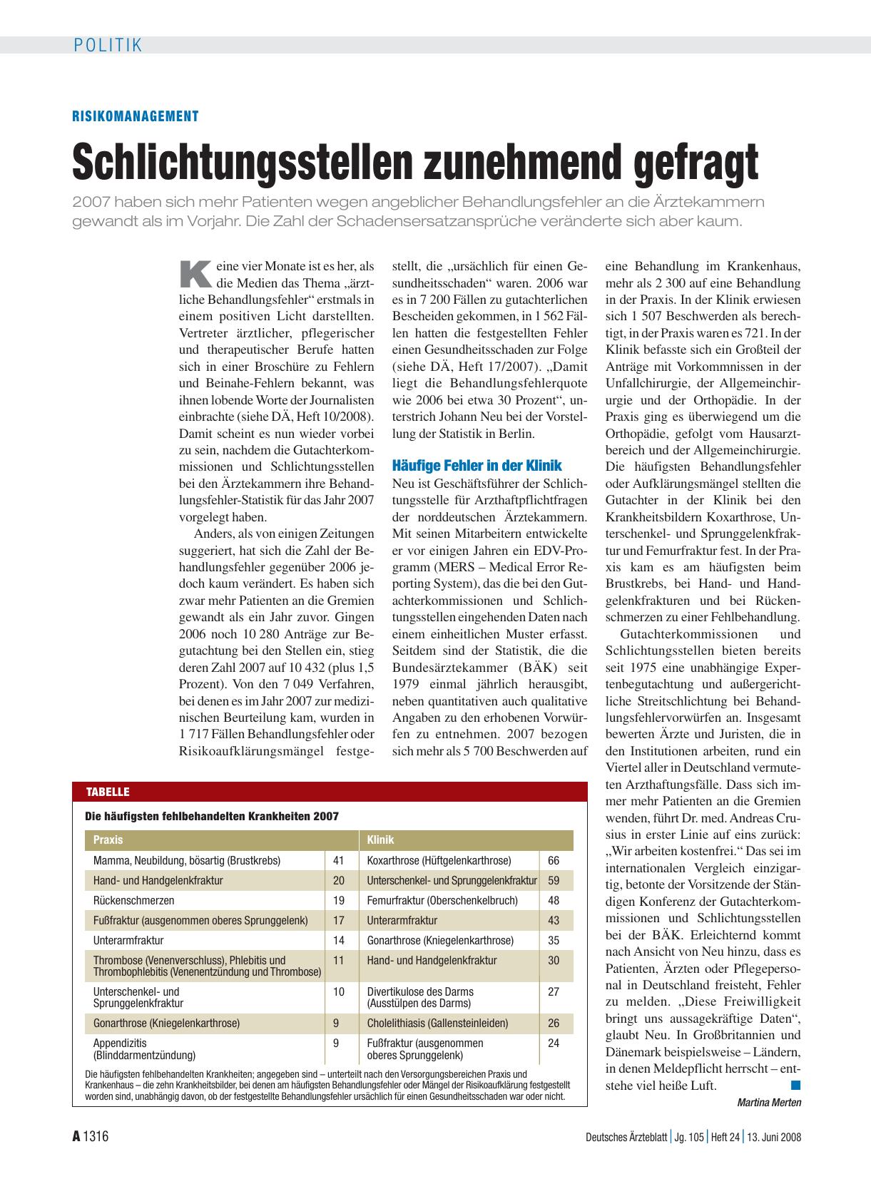Vorschauseite 1: Risikomanagement: Schlichtungsstellen zunehmend gefragt