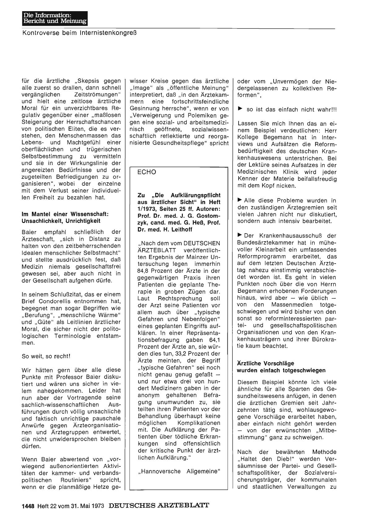 Vorschauseite 1: Zu "Die Aufklärungspflicht aus ärztlicher Sicht"
