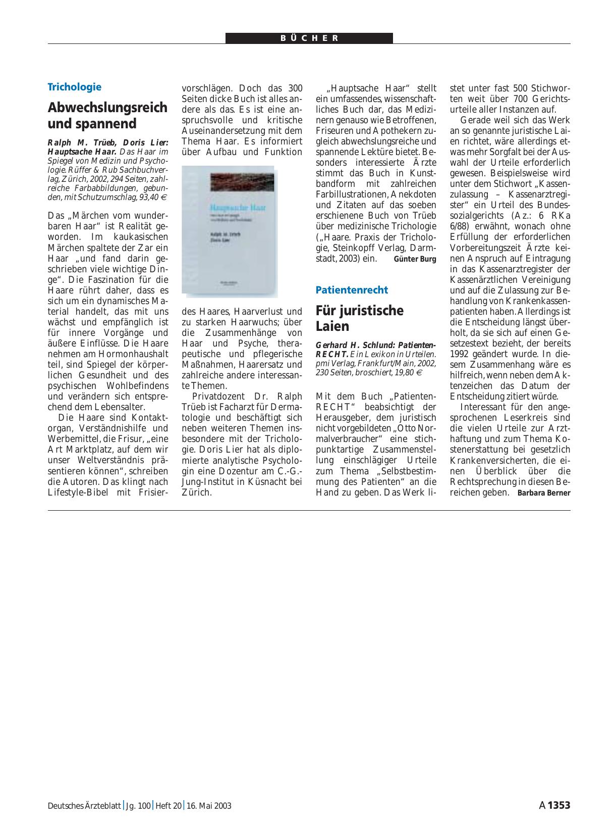Vorschauseite 1: Hauptsache Haar
