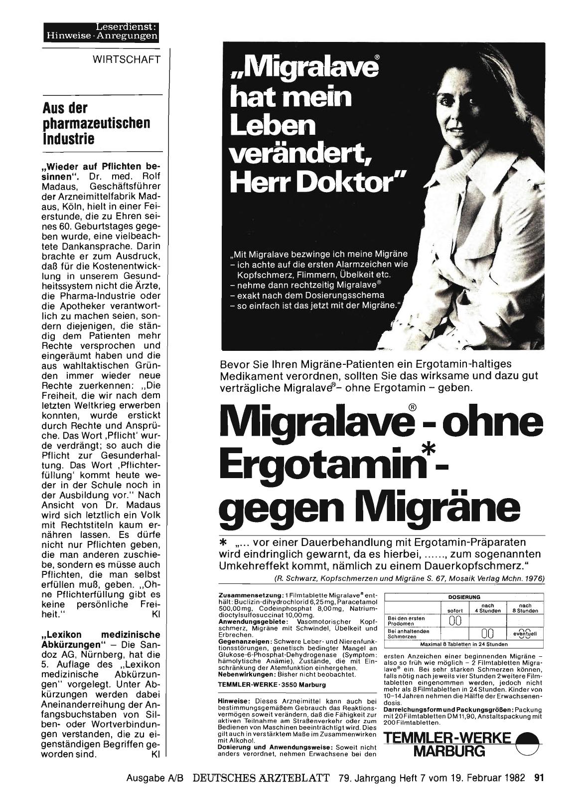 Vorschauseite 1: Aus der pharmazeutischen Industrie