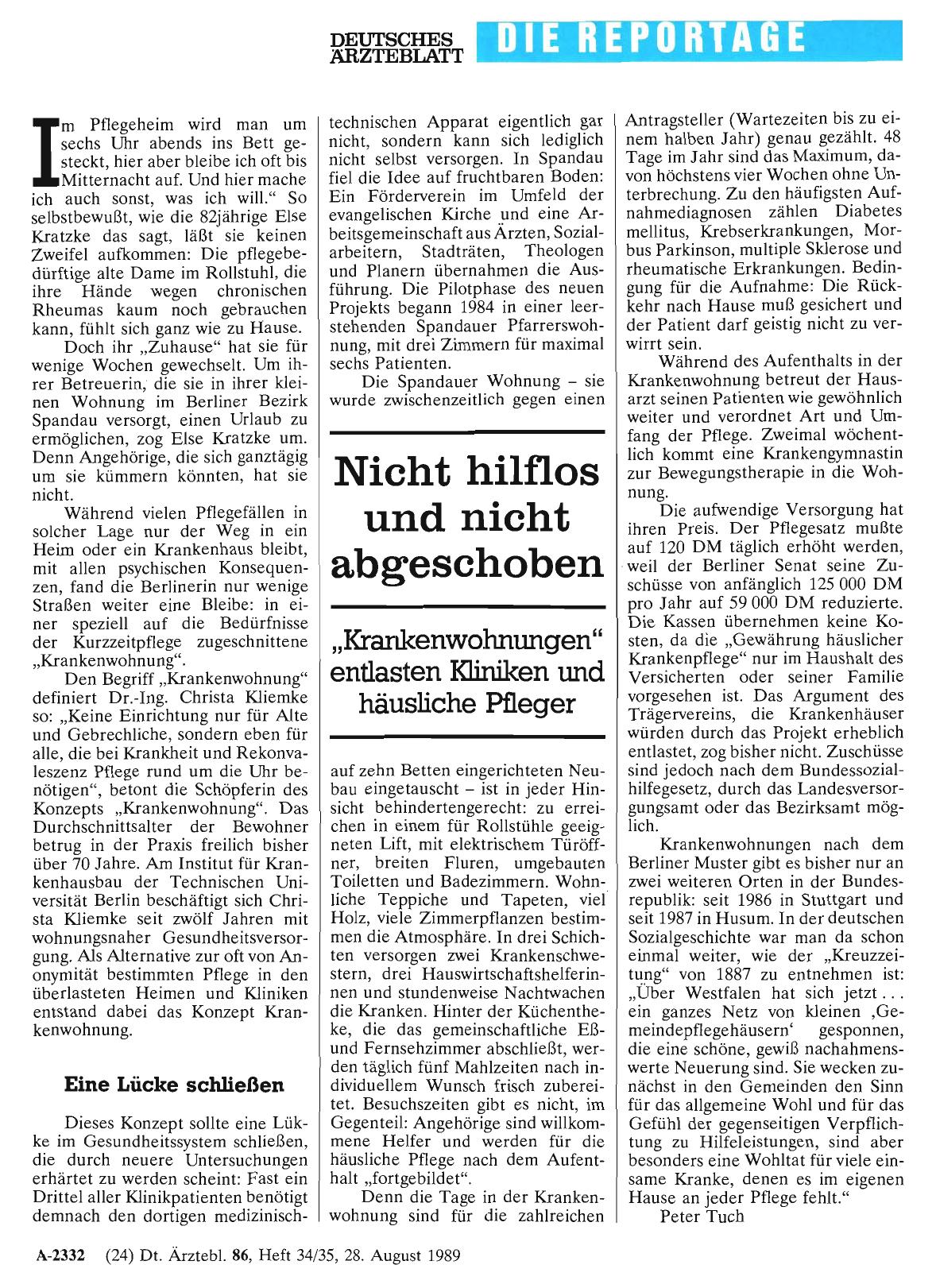 Vorschauseite 1: Nicht hilflos und nicht abgeschoben