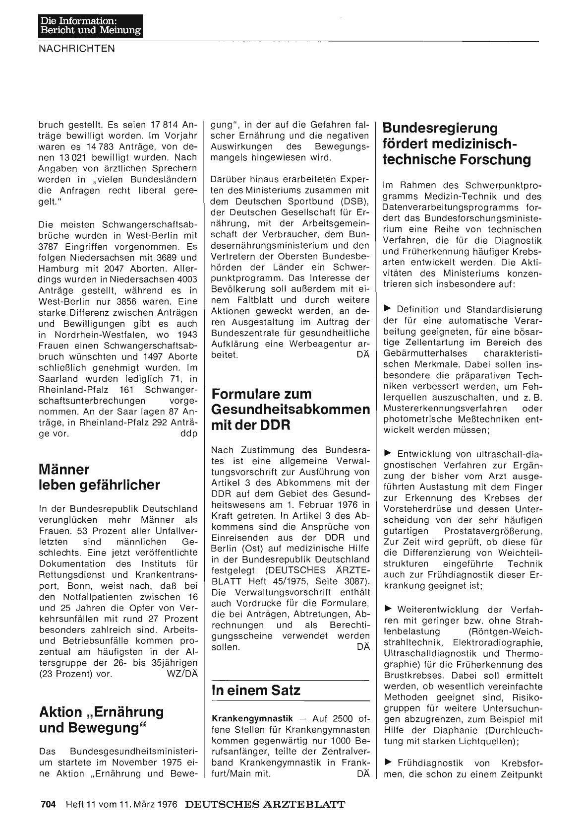 Vorschauseite 1: Bundesregierung fördert medizinischtechnische Forsc