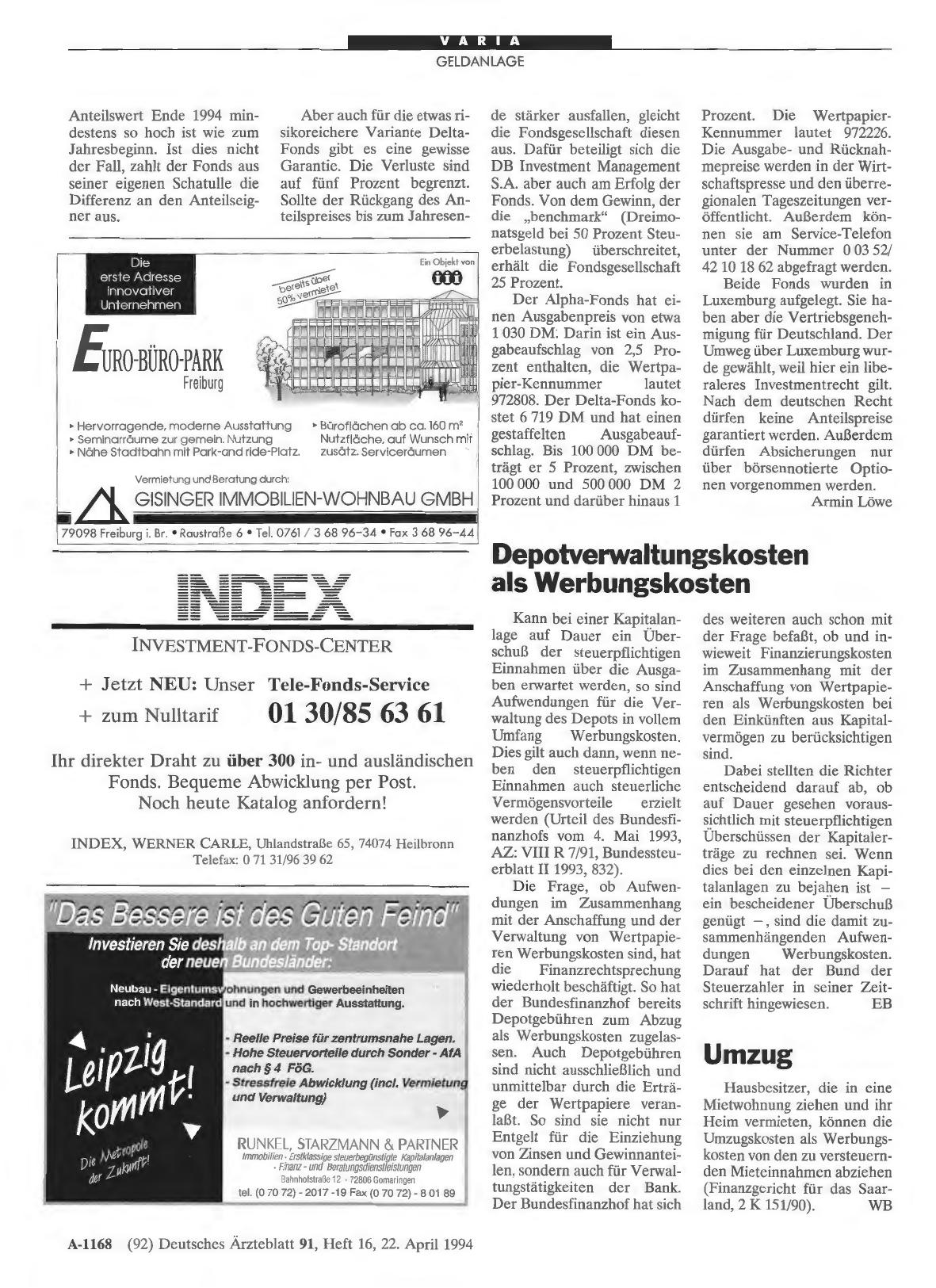Vorschauseite 1: Depotverwaltungskosten als Werbungskosten