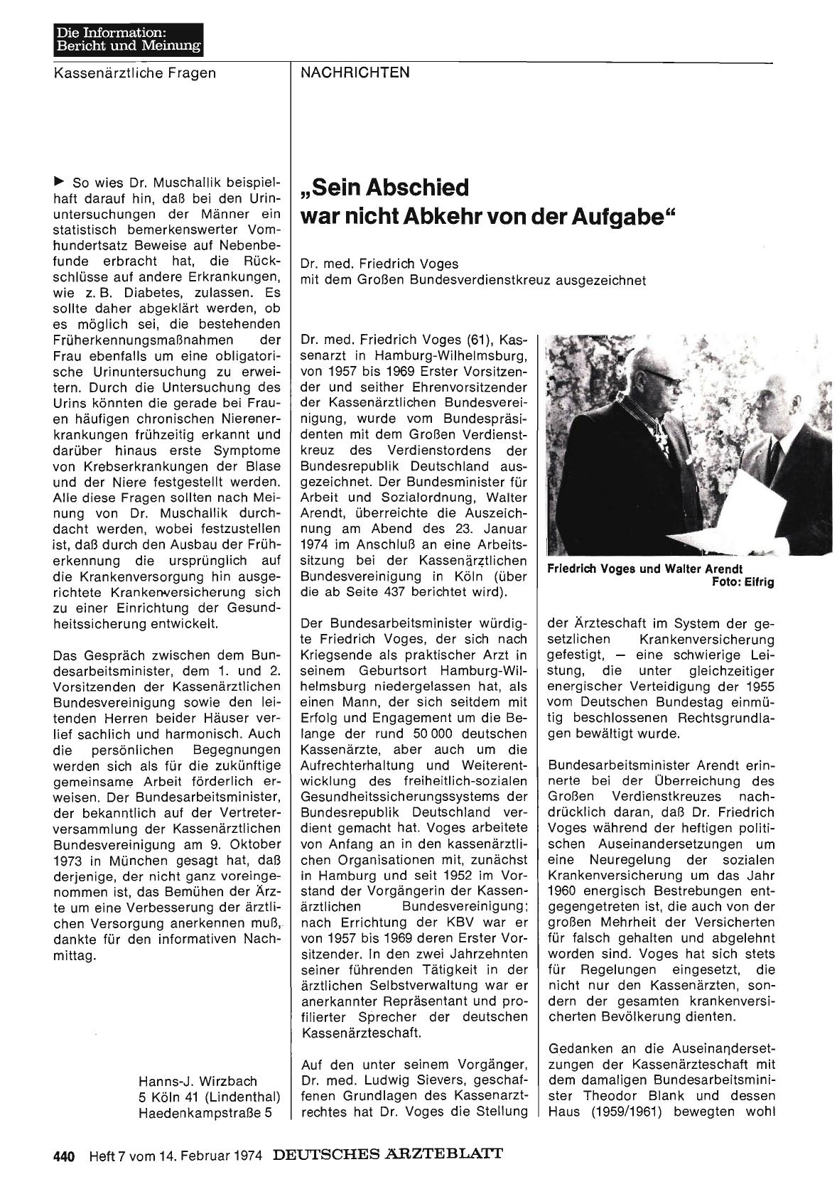 Vorschauseite 1: „Sein Abschied war nicht Abkehr von der Aufgabe„