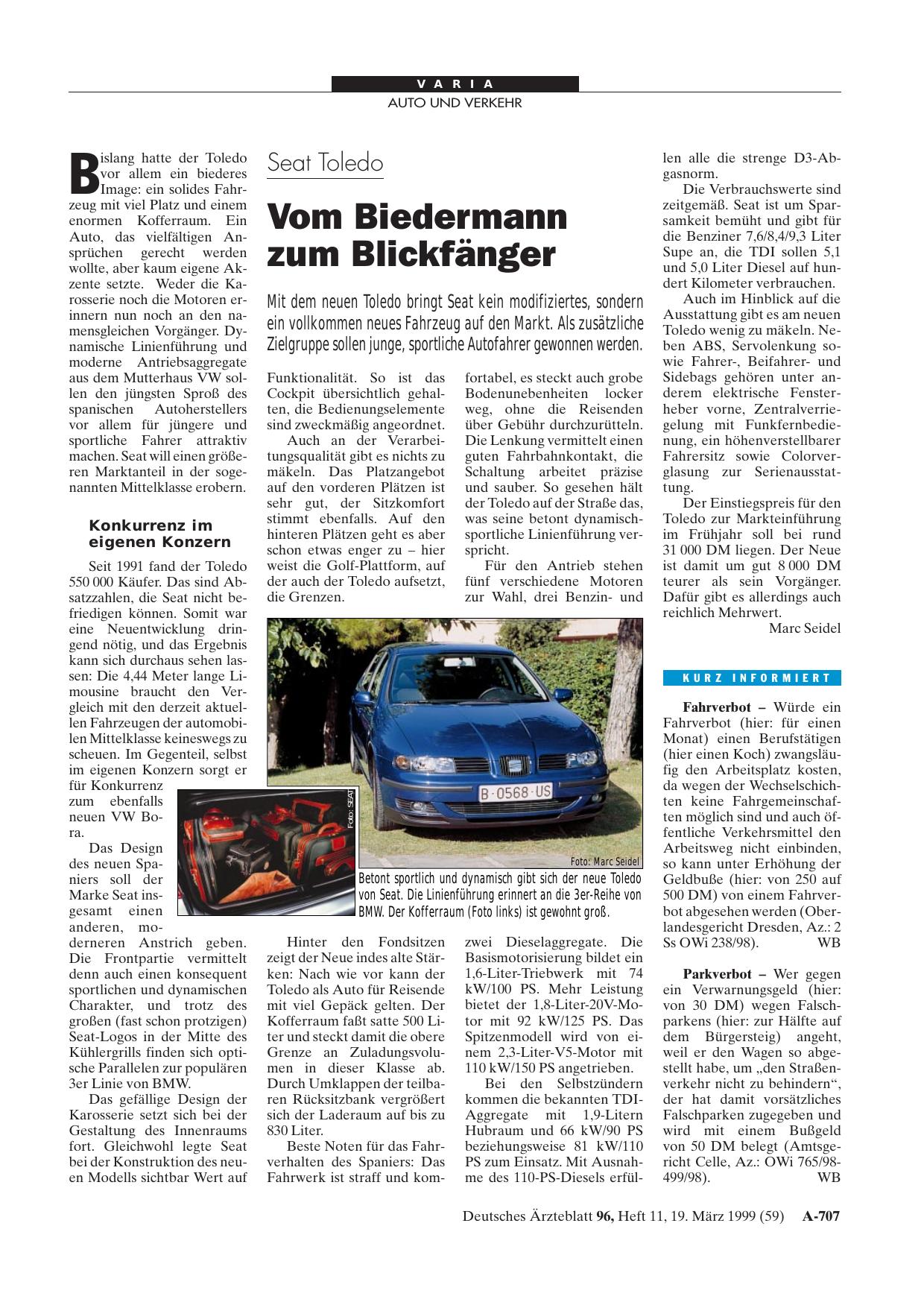 Vorschauseite 1: Parkverbot
