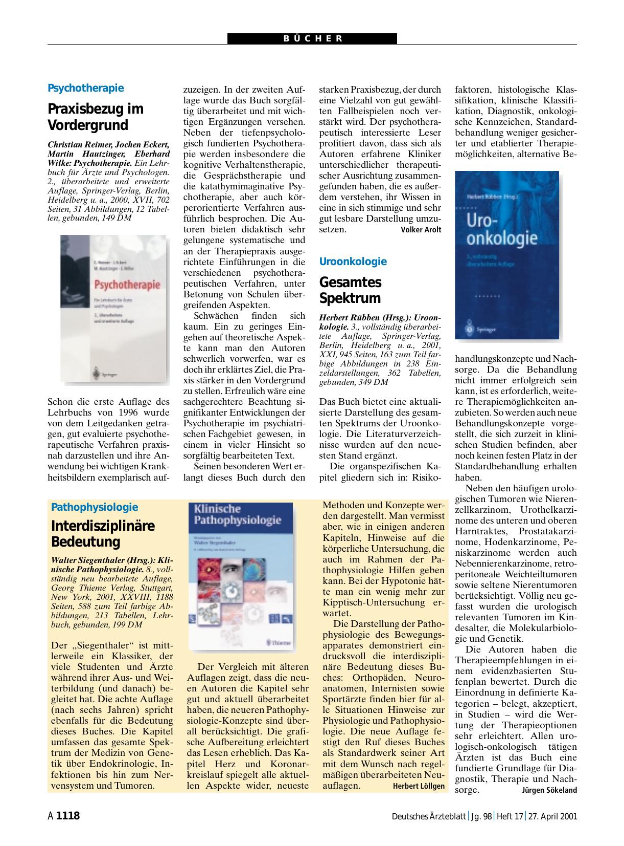 Vorschauseite 1: Klinische Pathophysiologie