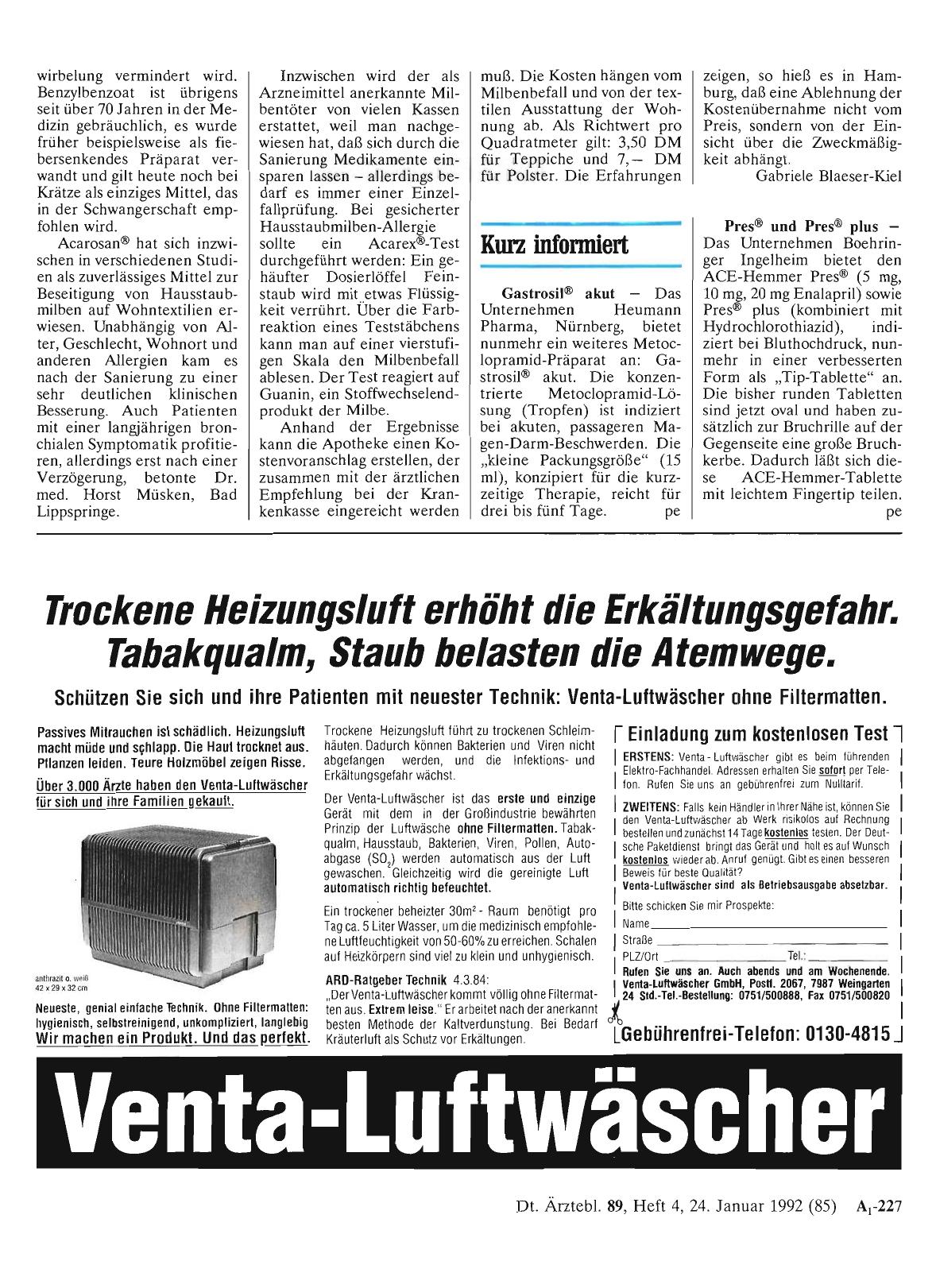 Vorschauseite 1: Kurz informiert