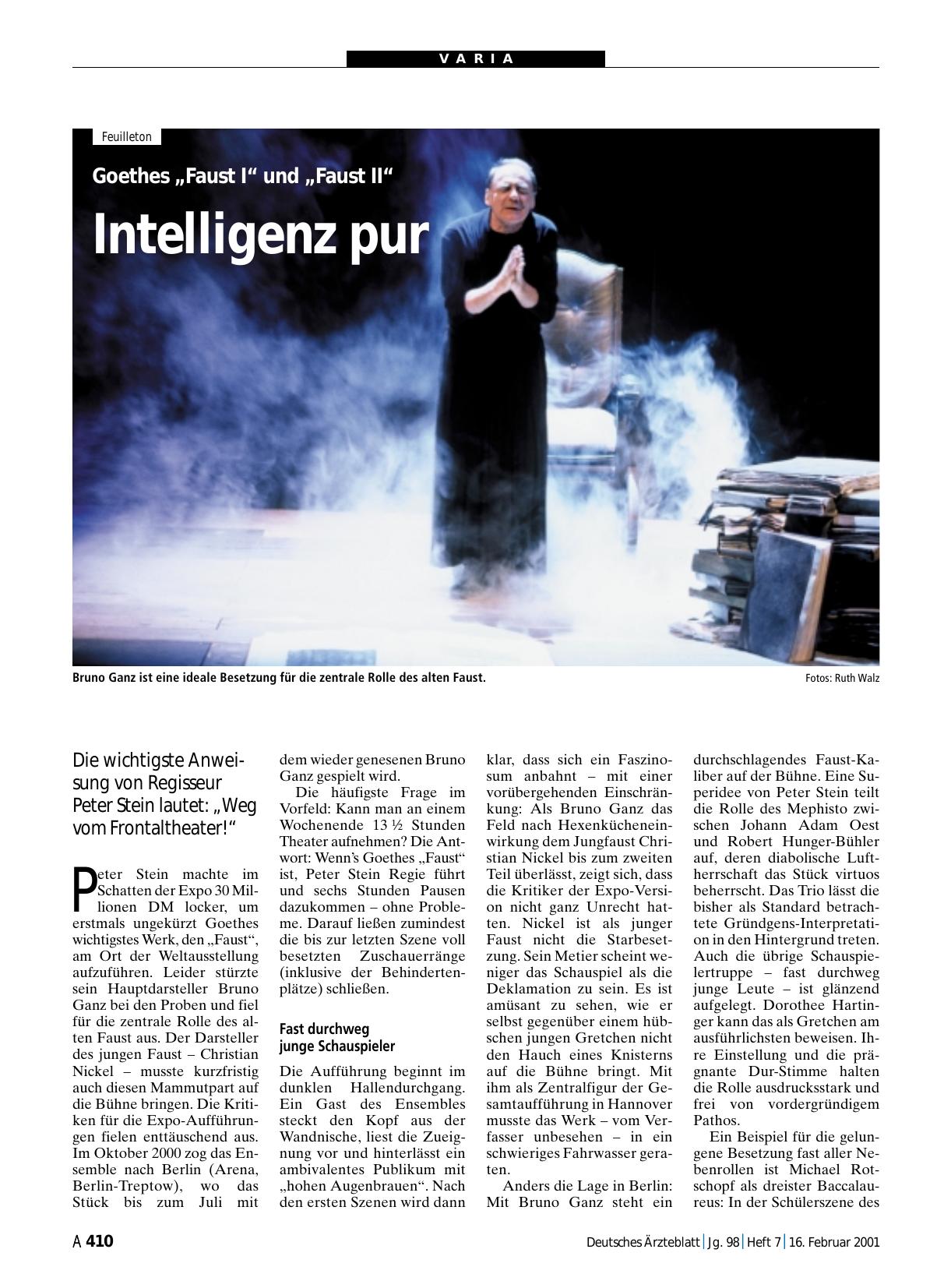 Vorschauseite 1: Goethes „Faust I“ und „Faust II“: Intelligenz pur