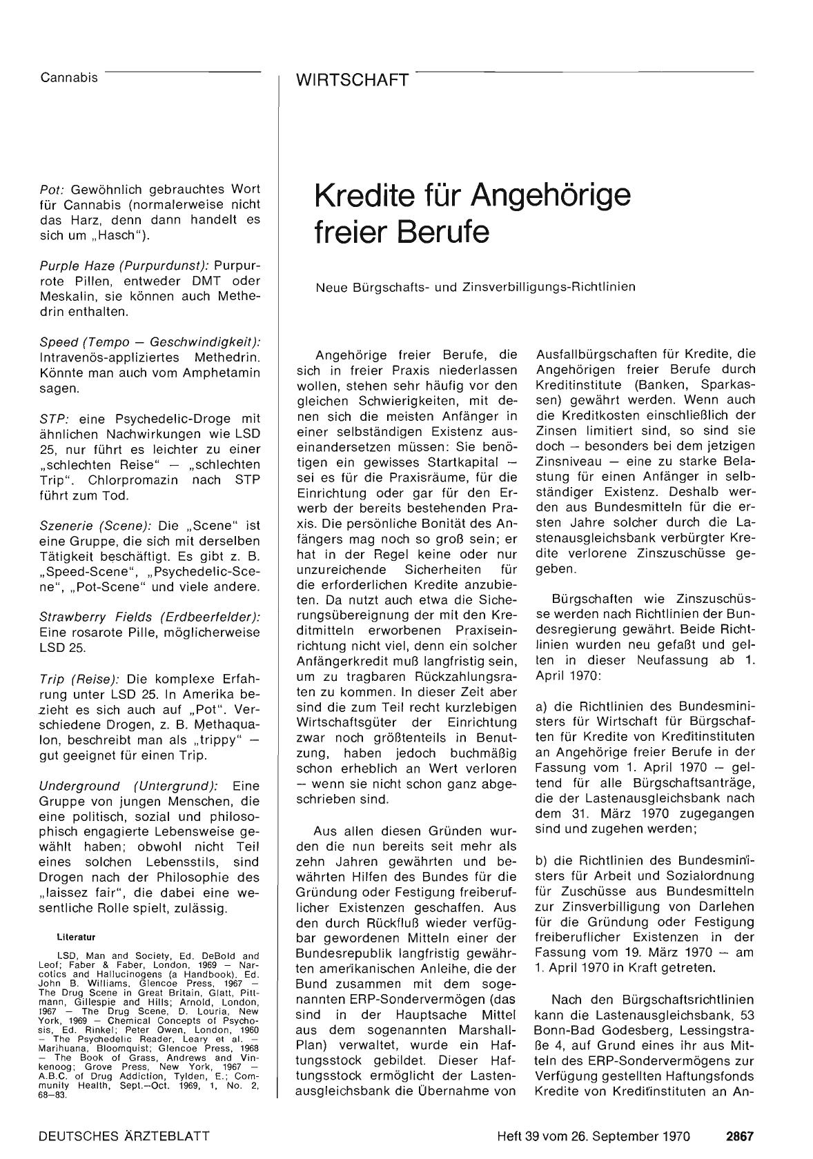 Vorschauseite 1: Kredite für Angehörige freier Berufe