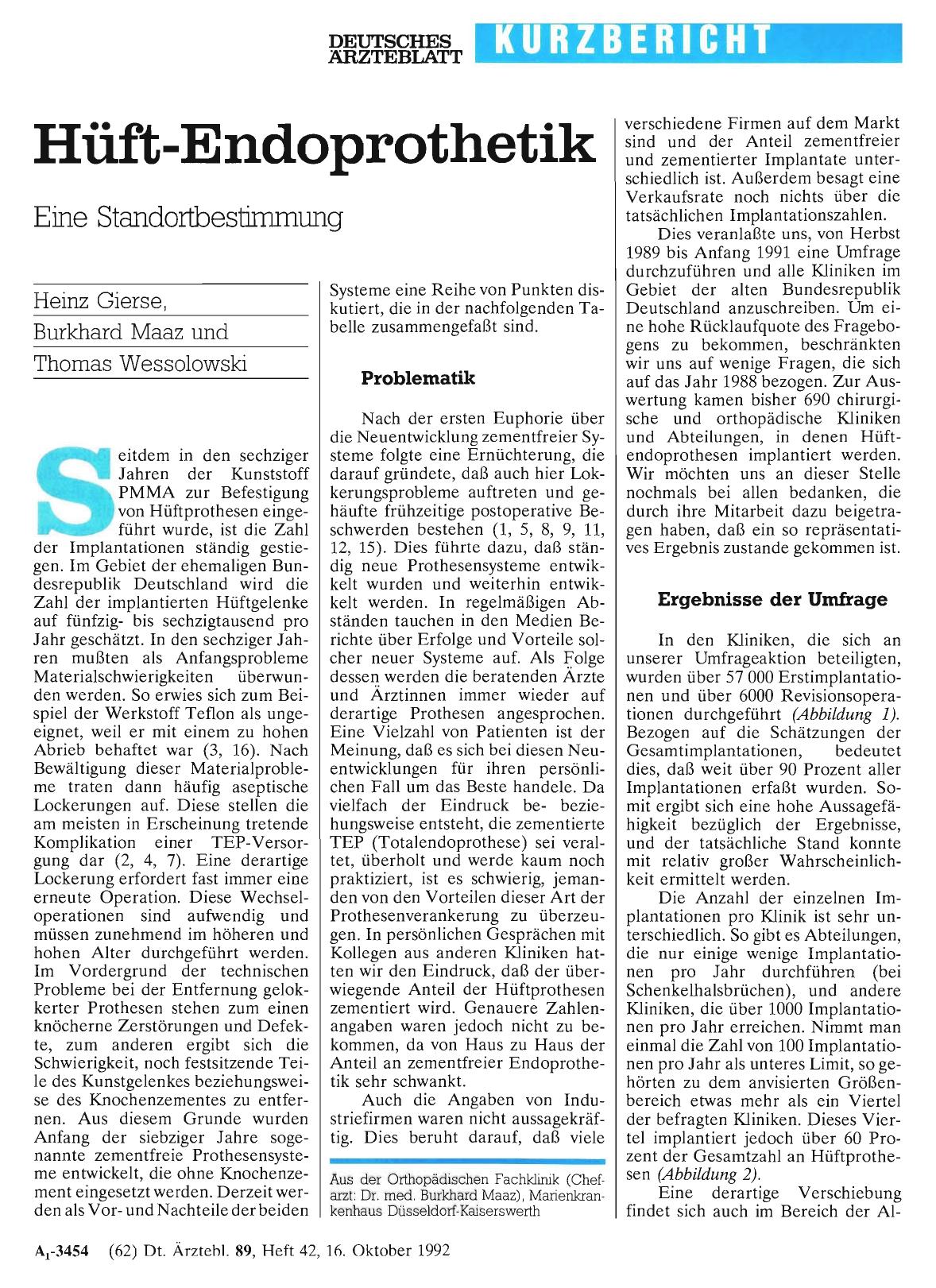 Vorschauseite 1: Hüft-Endoprothetik
