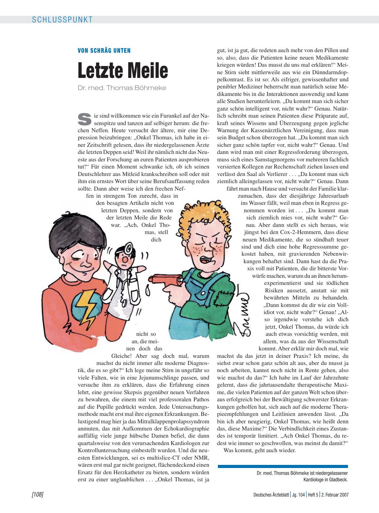 Vorschauseite 1: Von schräg unten: Letzte Meile