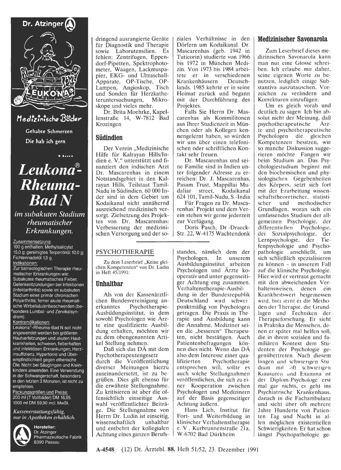 Vorschauseite 1: PSYCHOTHERAPIE: Unhaltbar