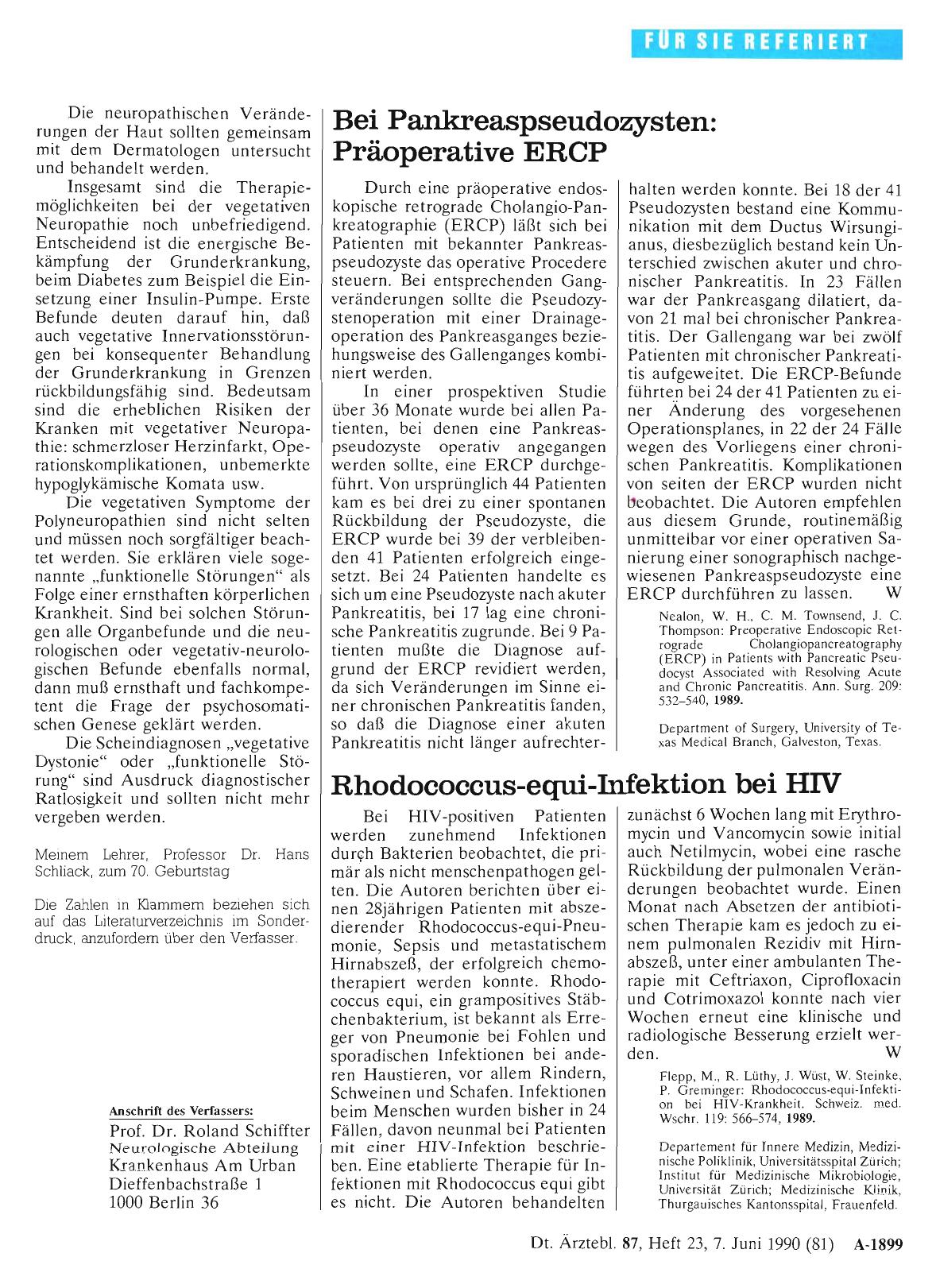 Vorschauseite 1: Rhodococcus-equi-Infektion bei HIV