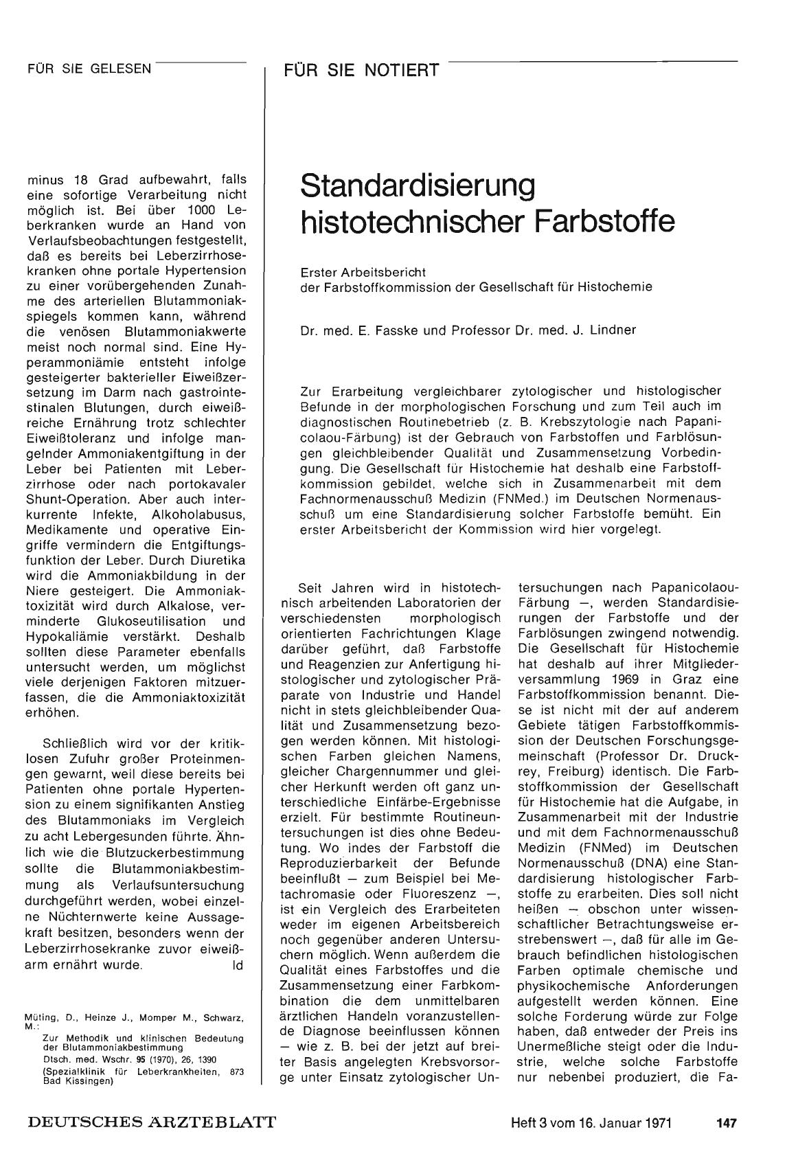 Vorschauseite 1: Standardisierung histotechnischer Farbstoffe