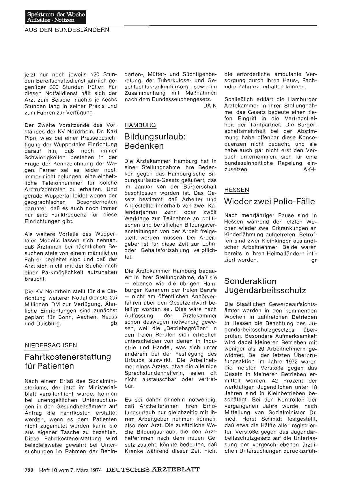 Vorschauseite 1: Hamburg: Bildungsurlaub: Bedenken