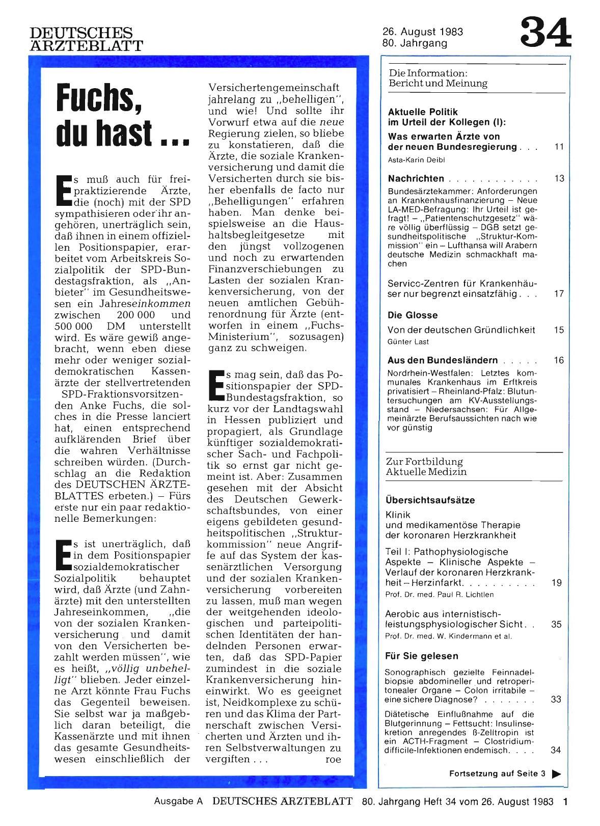 Vorschauseite 1: Fuchs, du hast. ..