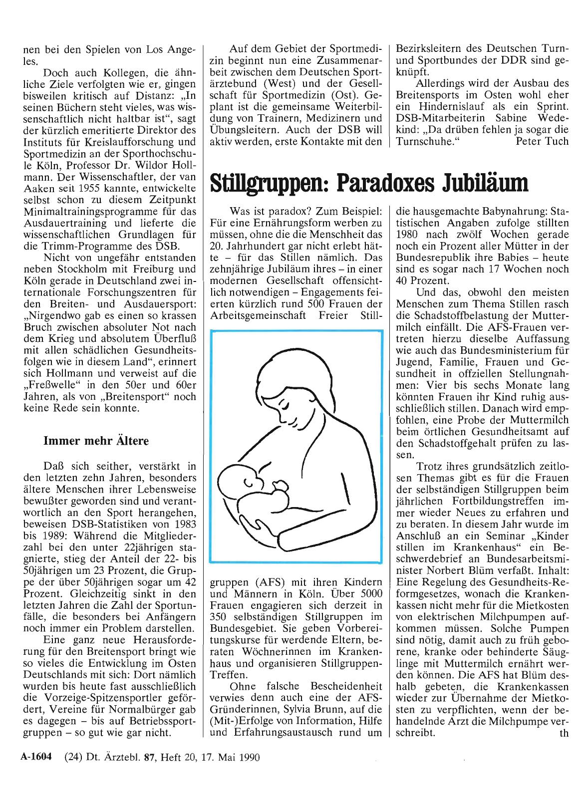 Vorschauseite 1: Stillgruppen: Paradoxes Jubiläum