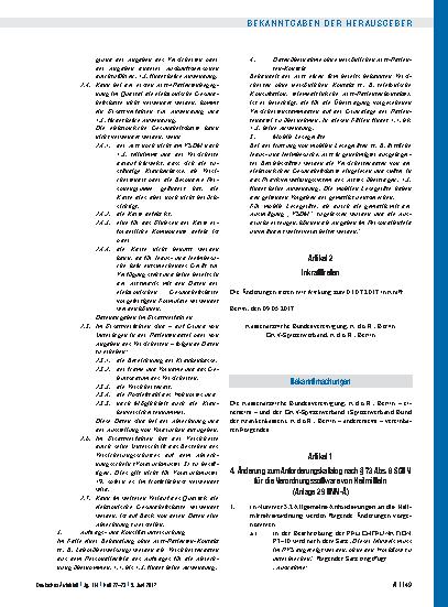 Vorschauseite 3: Änderungen der Vereinbarung zum Inhalt und zur Anwendung der elektronischen Gesundheitskarte (Anlage 4a BMV-Ä)