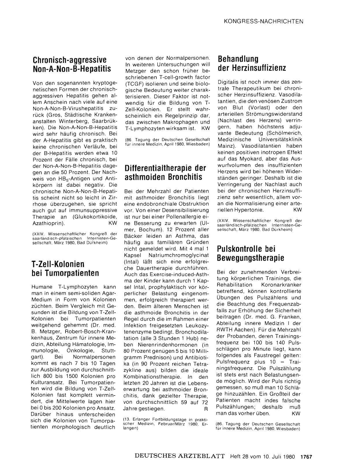 Vorschauseite 1: Pulskontrolle bei Bewegungstherapie