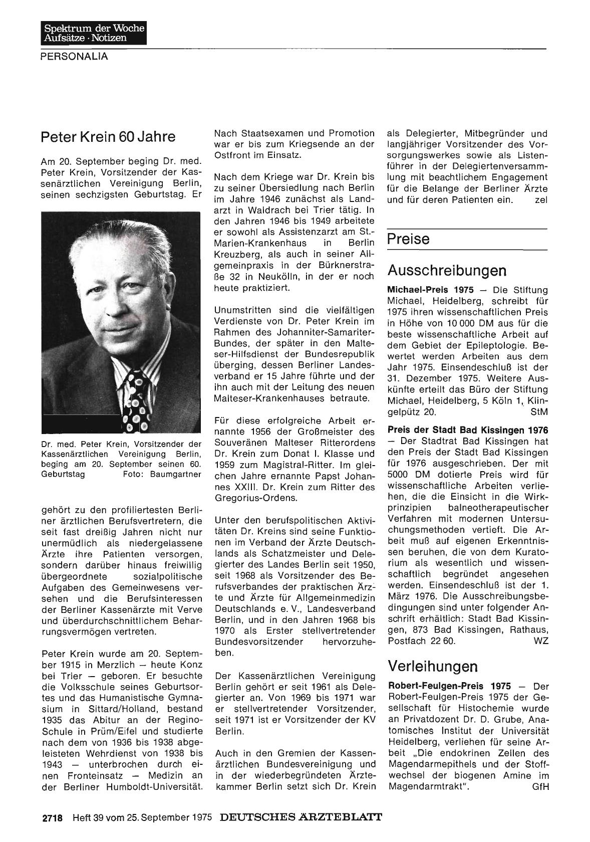 Vorschauseite 1: Ausschreibungen