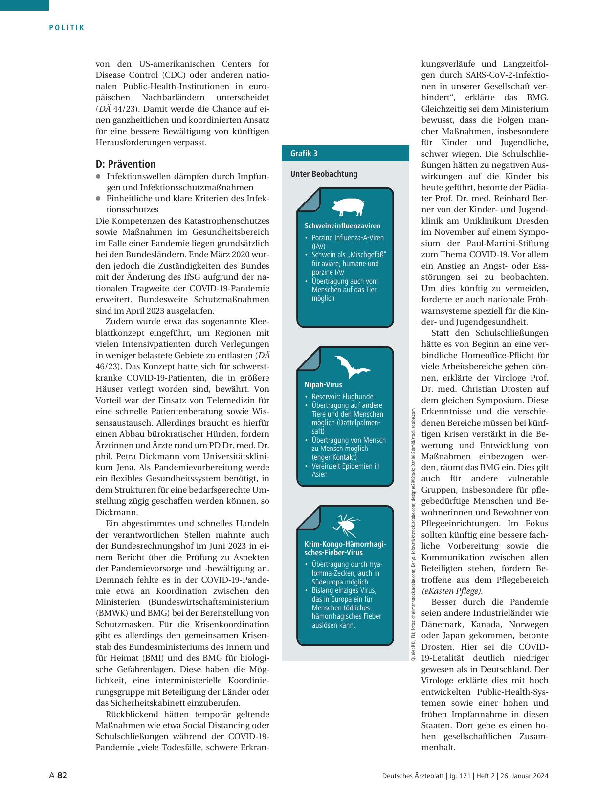 Vorschauseite 4: Pandemic Preparedness: Effektive Strukturen schaffen