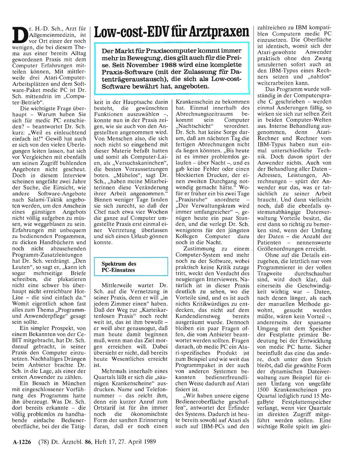 Vorschauseite 1: Low-cost-EDV für Arztpraxen