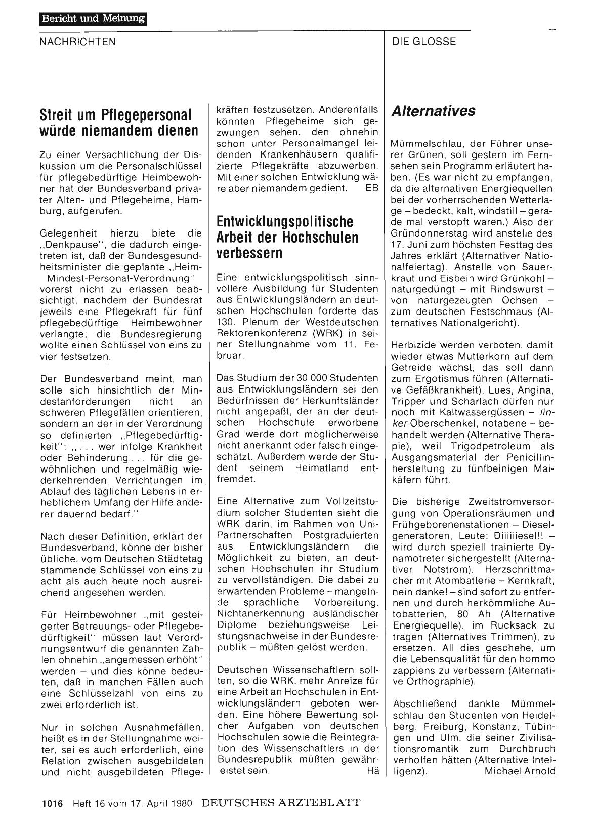 Vorschauseite 1: Streit um Pflegepersonal würde niemandem dienen