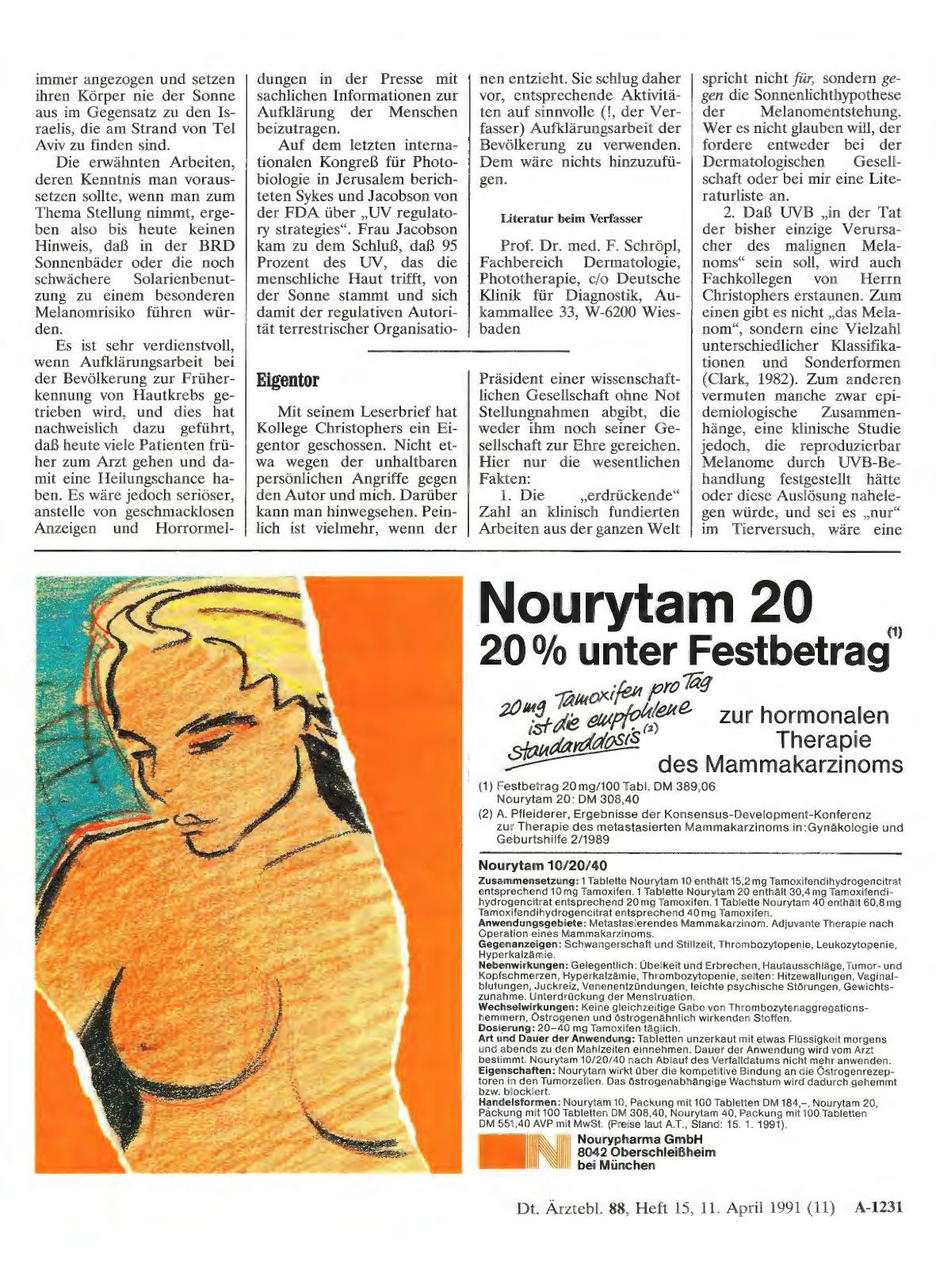 Vorschauseite 1: MELANOM: Eigentor